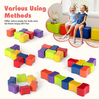 Modular Stool Set for Kids, 6 PCS Butterfly Stools with Detachable