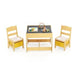 3-In-1 Kids Multi Activity Table & 2 Chairs Set for Toddlers