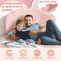 Upholstered Platform Bed Frame w/ Height-Adjustable Padded Headboard