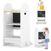 Toddler Tower, Multipurpose Wooden Kids Kitchen Tower