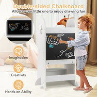 Toddler Tower, Multipurpose Wooden Kids Kitchen Tower