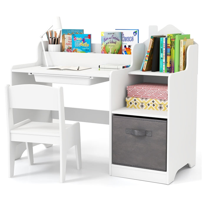 Student Drawing Writing Desk Set for Boys & Girls