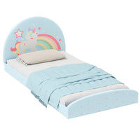 Single Floor Bed Frame, Upholstered Single Size Kids Floor Bed