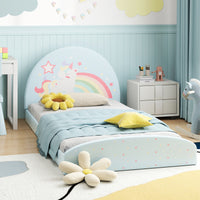 Single Floor Bed Frame, Upholstered Single Size Kids Floor Bed