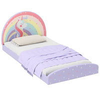 Single Floor Bed Frame, Upholstered Single Size Kids Floor Bed
