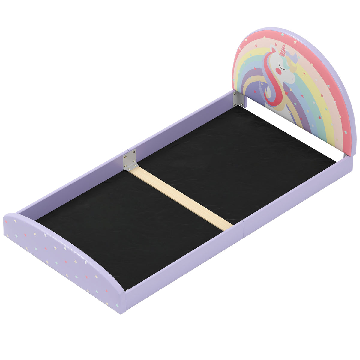 Single Floor Bed Frame, Upholstered Single Size Kids Floor Bed