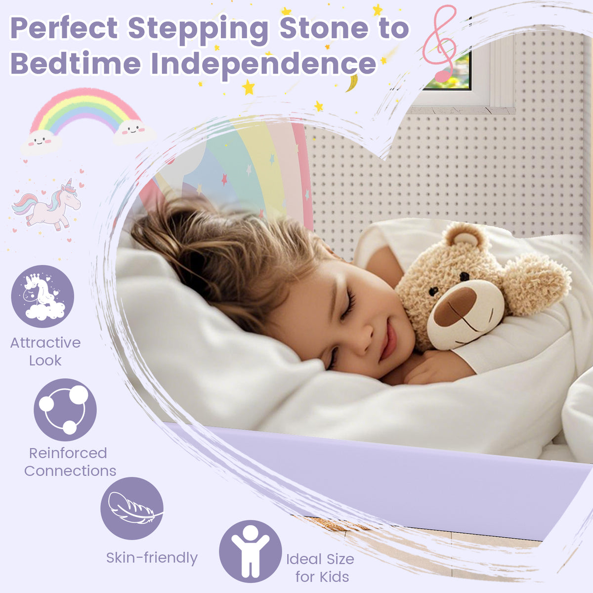 Single Floor Bed Frame, Upholstered Single Size Kids Floor Bed