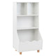Kids Toy Storage Organizer, 3-Tier Wooden Bookshelf with 2 Anti-Toppling Devices, Top Surface