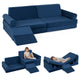 10-Piece Climb and Crawl Foam Playset Modular Kids Play Couch