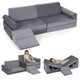 10-Piece Climb and Crawl Foam Playset Modular Kids Play Couch