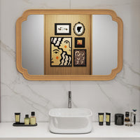 90 cm x 60 cm Farmhouse Rectangle Decorative Mirror
