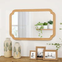 90 cm x 60 cm Farmhouse Rectangle Decorative Mirror