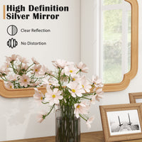 90 cm x 60 cm Farmhouse Rectangle Decorative Mirror