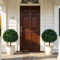 2 Pack Faux Bushes with Ground Spike