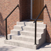 Wall Mount Adjustable Galvanized Steel Handrail for Outdoor Steps