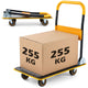 Heavy Duty Foldable Push Cart Dolly 255 kg Weight Capacity with Swivel Wheels