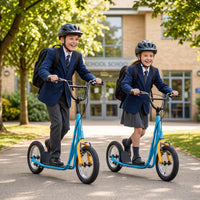 Height Adjustable Youth Scooter with 2 V-Type Handbrakes for Kids 8-12