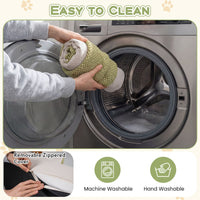 High-density Foam Dog Stairs with Non-Slip Bottom and Washable Cover