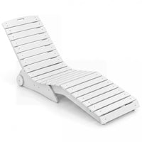 Ergonomic Pool Lounger with Wheels Anti-Float for Shallow Water Use