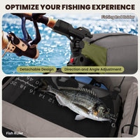 Inflatable Fishing Float Tube Portable with Shoulder Straps and Hand Pump