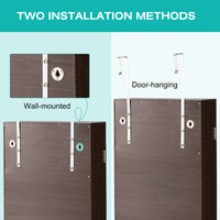 LED Full-length Mirror Jewelry Cabinet, Multipurpose Storage Cabinet