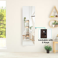 LED Full-length Mirror Jewelry Cabinet, Multipurpose Storage Cabinet