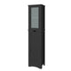 Giantex Freestanding Storage Cabinet, 170 cm Tall Slim Bathroom Cabinet with 2 Adjustable Shelves, 2 Doors and 1 Drawer