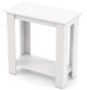 2-Tier Modern End Table with Storage Shelf for Small Spaces