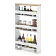 Giantex 4-Tier Slim Storage Cart, Narrow Mobile Serving Cart