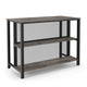 Giantex 91 cm Tall Bar Table with Storage 3-Tier Wine Bar Unit Table with Open Shelves