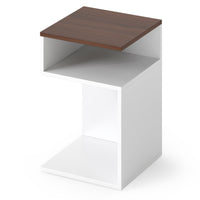 Giantex S-Shaped Side Table for Small Space