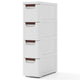 Giantex Narrow Storage Cabinet with 4-Drawer Rolling Organiser