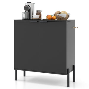 2-Door Buffet Storage Cabinet Sideboard Cabinet with Shelf Cupboard Kitchen Home