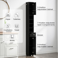 Giantex Slim Bathroom Tall Cabinet