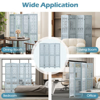 165cm Wooden Room Divider Folding Privacy Screen Partition Stand Fully Assembled