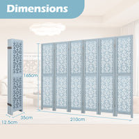 165cm Wooden Room Divider Folding Privacy Screen Partition Stand Fully Assembled