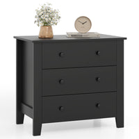 3-Drawer Dresser, Wide Chest of Drawers