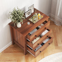 3-Drawer Dresser, Wide Chest of Drawers