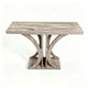 Console Table Rectangular Entryway Table with Geometric Frame
