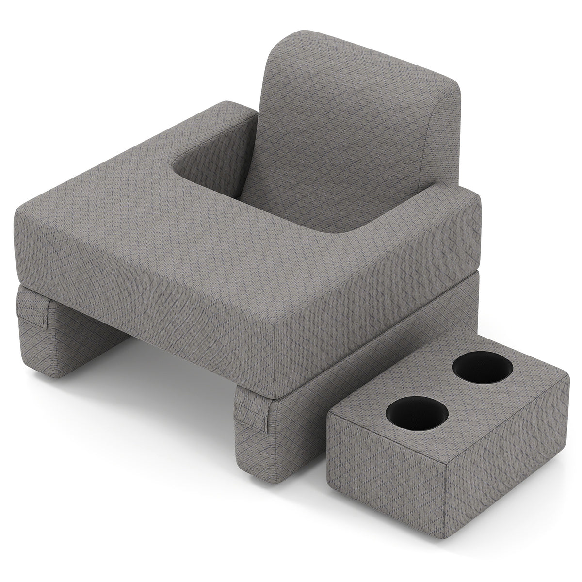 3-Piece Reading Pillow Set, Extra Large Lap Desk with Coaster