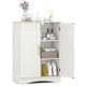 Bathroom Floor Storage Cabinet, 80cm Freestanding Cupboard Buffet Cabinet