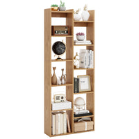 Bookshelf 2-Tier Bookcase w/ Anti-Tipping Kits