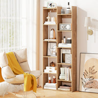 Bookshelf 2-Tier Bookcase w/ Anti-Tipping Kits