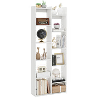 Bookshelf 2-Tier Bookcase w/ Anti-Tipping Kits