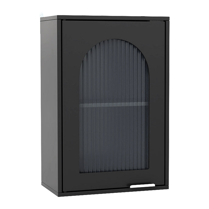 Medicine Cabinet with Tempered Glass Door & Adjustable Shelf
