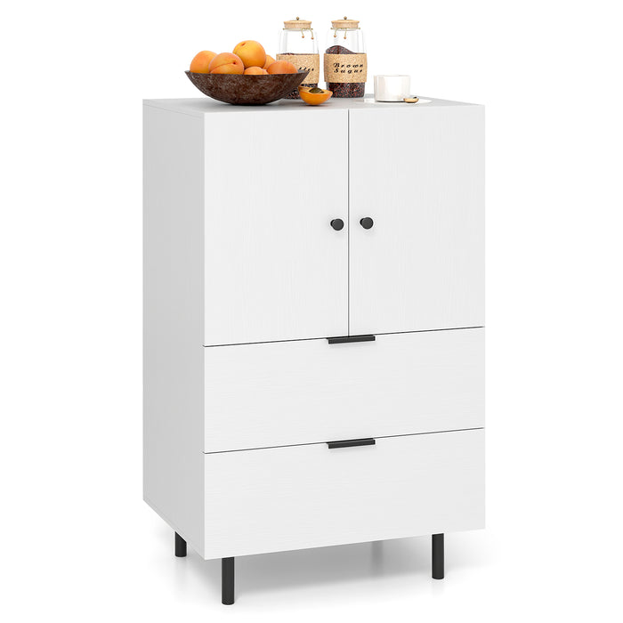 Sideboard Buffet Cabinet with Drawers and Storage Cabinet