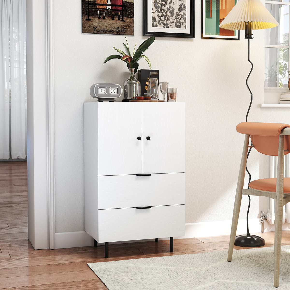 Sideboard Buffet Cabinet with Drawers and Storage Cabinet