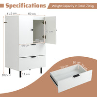 Sideboard Buffet Cabinet with Drawers and Storage Cabinet