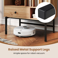 Large Record Player Stand with Open Compartments for Music Room