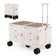 Large Foldable Utility Cart w/ 2 Storage Crates